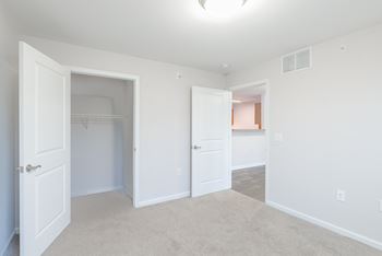 Bedroom with closet